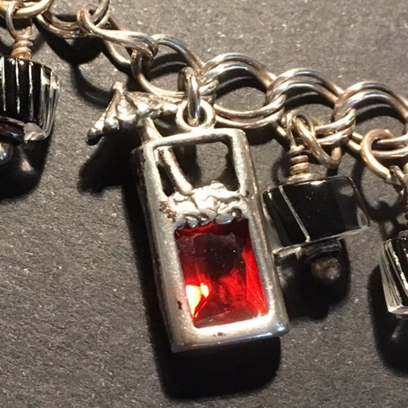 🍸Silver charm bracelet - cocktails - Picture 5 of 8